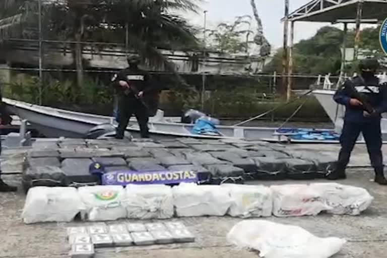 Costa Rican seizes 2 tons of cocaine in the Caribbean