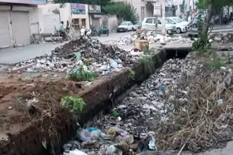 People are facing problems due to filth in Aryan Nagar and Moti Colony of Palwal