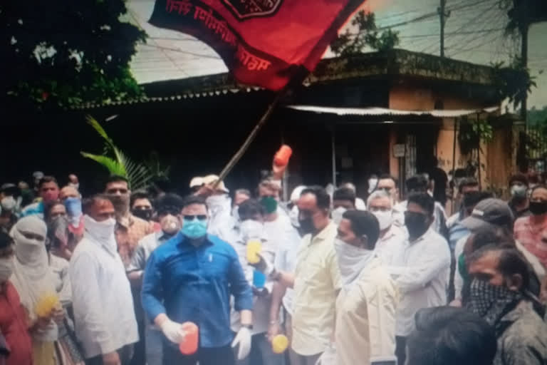 MNS 'Bhik Mango' agitation in Ambernath due to high electricity bill