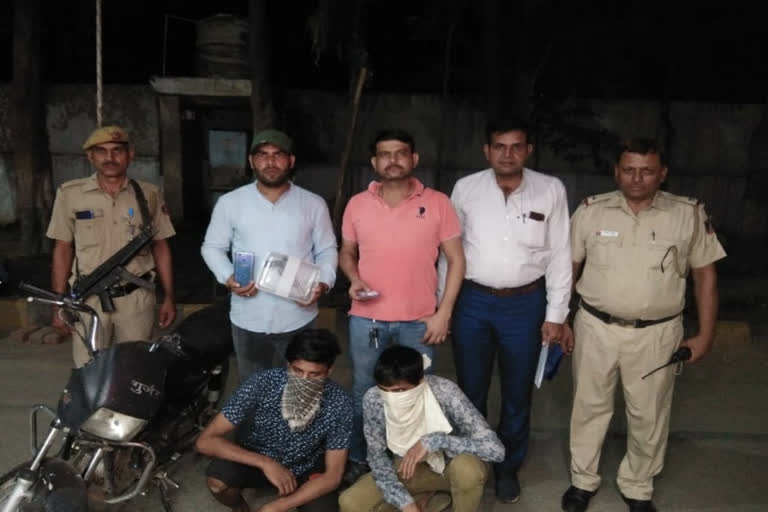 Police arrested two accused involved in criminal incidents