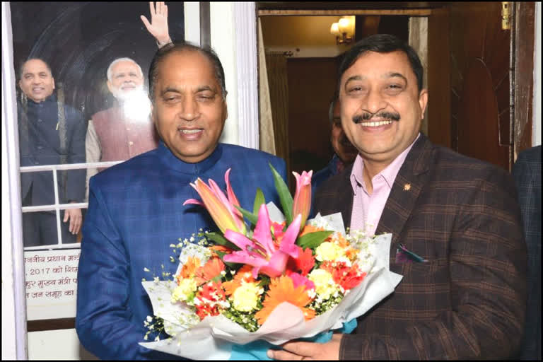 CM Jairam congratulates suresh kashayap