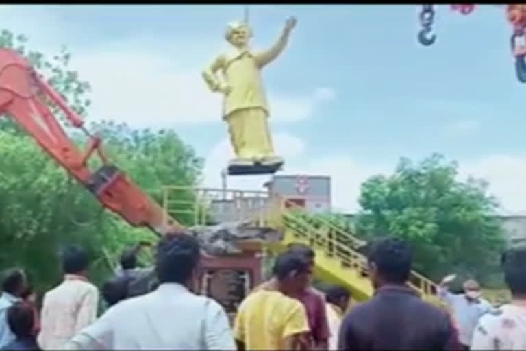 ntr fans demands to do investigation in ntr idol removal incident