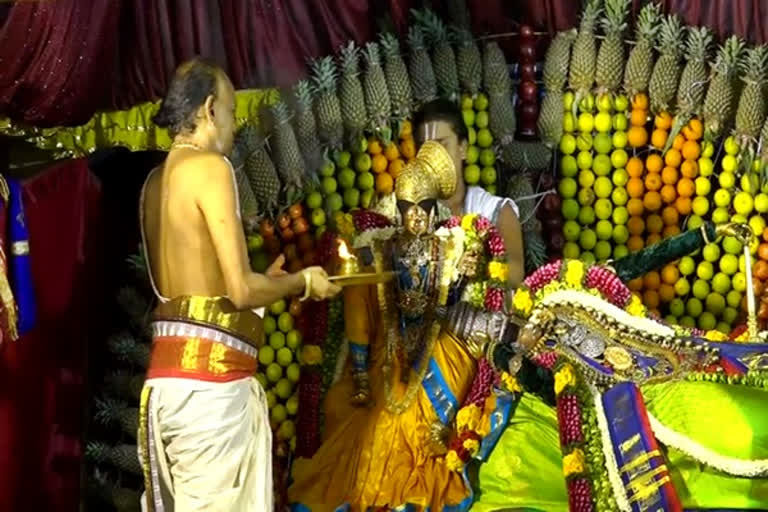 Aadi festival at andal temple