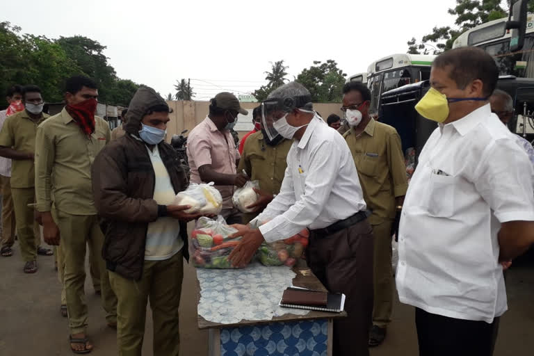 daily essentials distribution to drivers by janasena