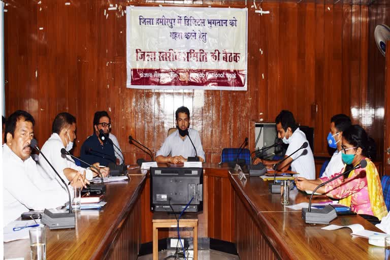 review meeting was held on prevention of bacterial diseases during monsoon