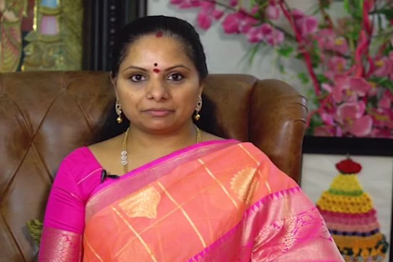 former mp kavitha in home quarantine