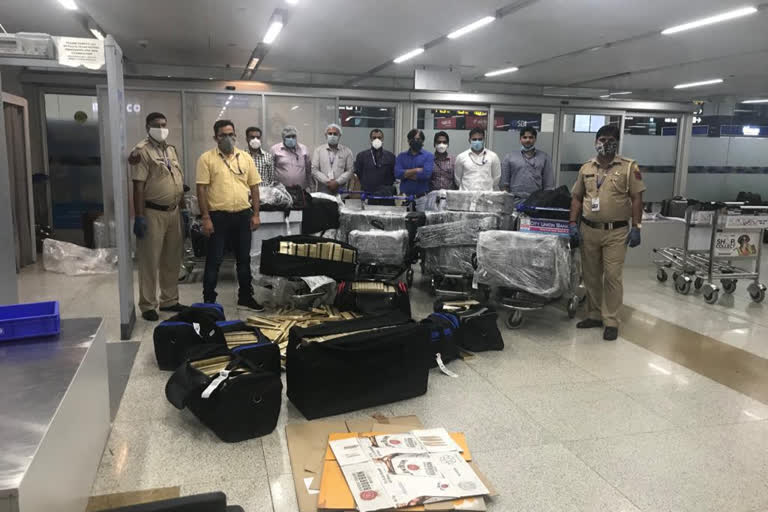 custom seized cigarettes in igi airport delhi