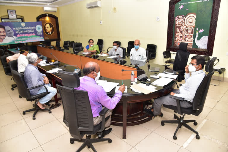 guntur joint collector meeting with  hospitals management officials