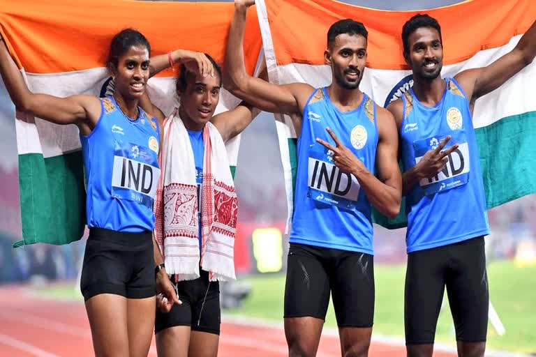 India's 2018 Asian Games mixed relay medal upgraded to gold