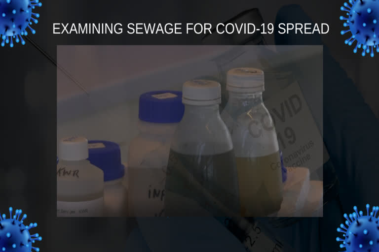 wastewater treatment plants to measure covid-19 spread ,community spread of covid -19