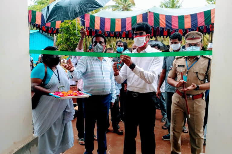 covid care centre opened by east godavari district collector in bodasakurru