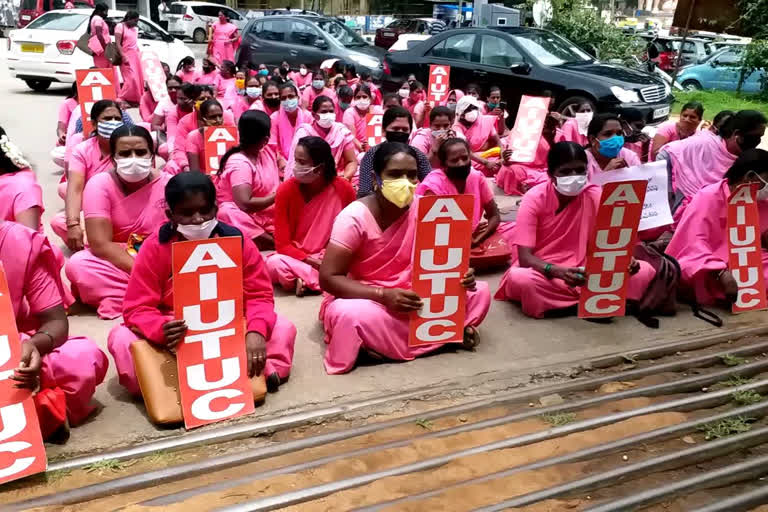 Protests by Asha activists