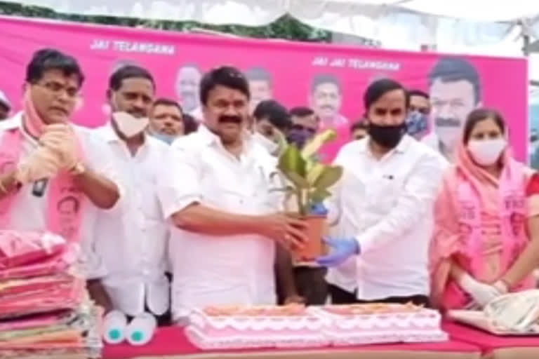 minister ktr birth day celebrations in goshamahal