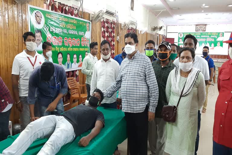 Jiban Bindu blood donation CAMP at  Dhenkanal Town Hall