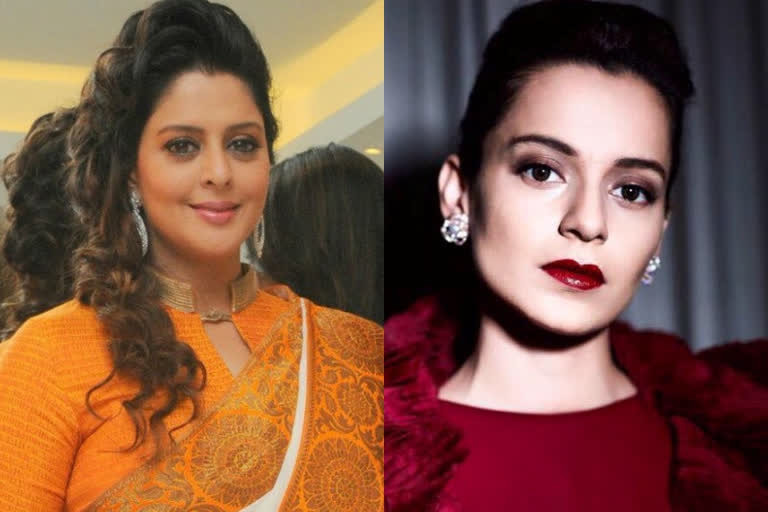 Actress Nagma says Kangana Ranaut's survival is above nepotism  നടി നഗ്മ  നടന്‍ സുശാന്ത് സിങ്  Actress Nagma says Kangana Ranaut's survival  Actress Nagma