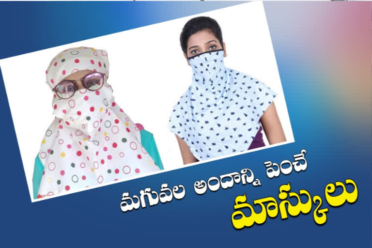 different fashionable masks for women in this corona time