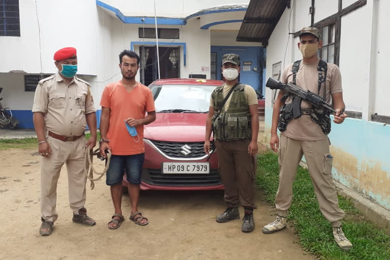 4 car thiefs apprehanded by Karbi anglong police