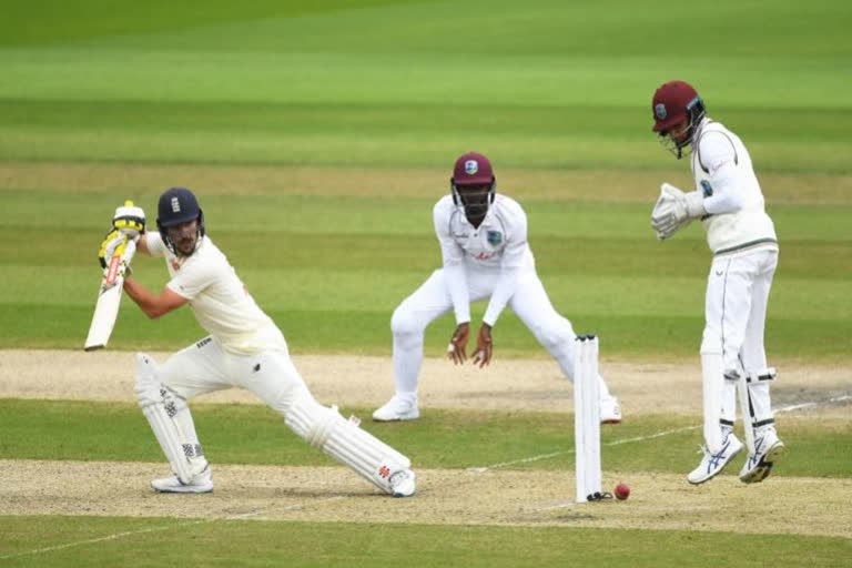 England 131-4 at tea as West Indies take top order