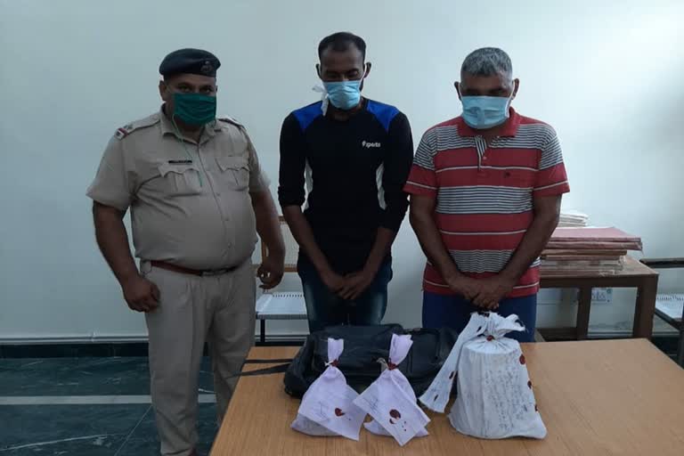 two smugglers arrested with opium in jind