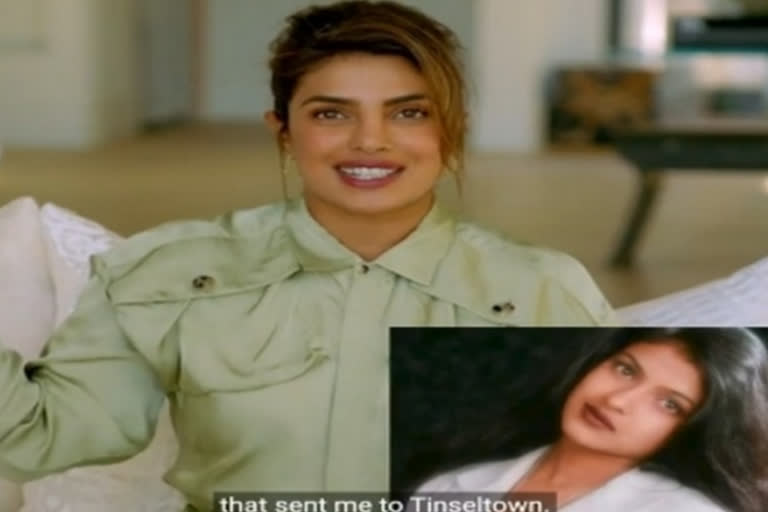 Priyanka Chopra reacts to her Miss India pageant video