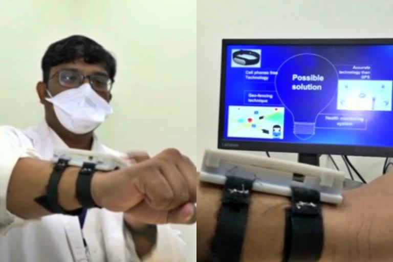 wrist devise to track health record of covid positive patients