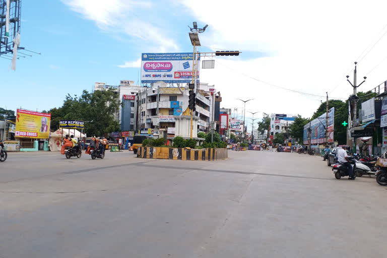 lock down in nellore city