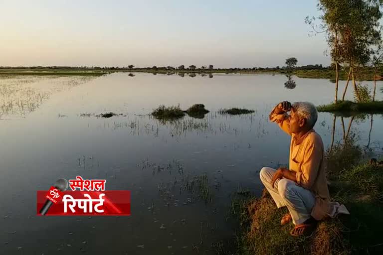 65 years old water logging problem in banwasa village sonipat