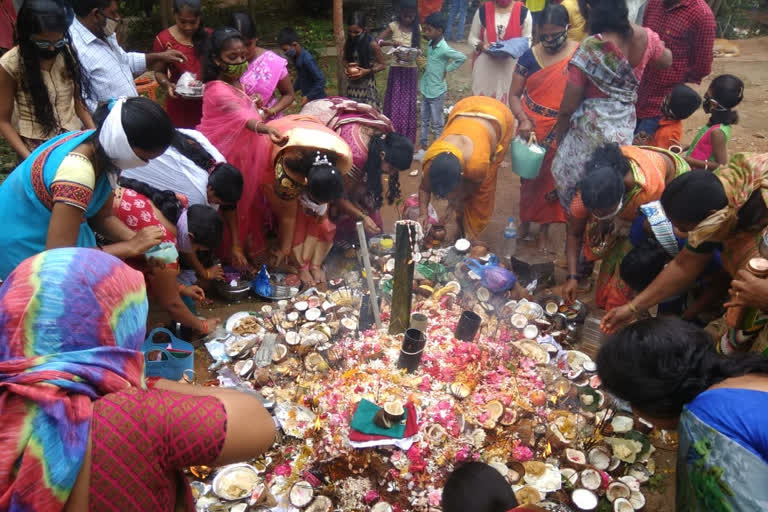 nagula panchami festival celebrations at gajwel in siddipeta