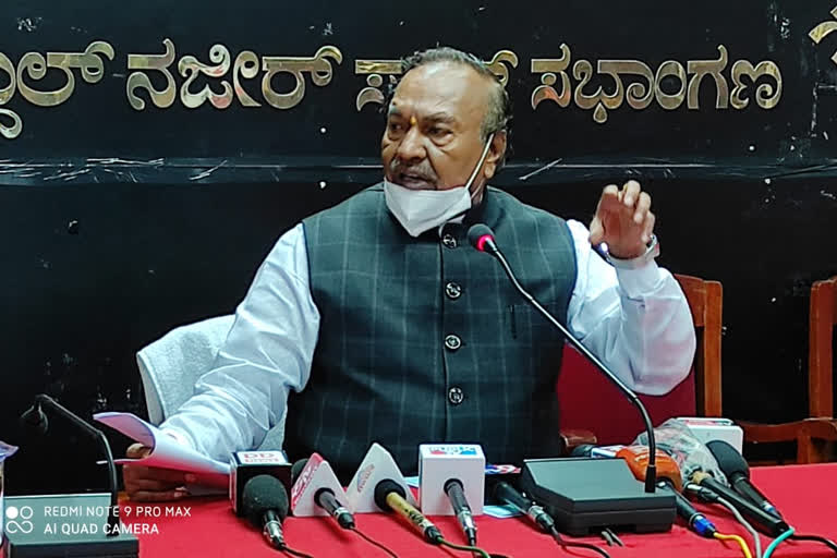 Minister KS Eshwarappa