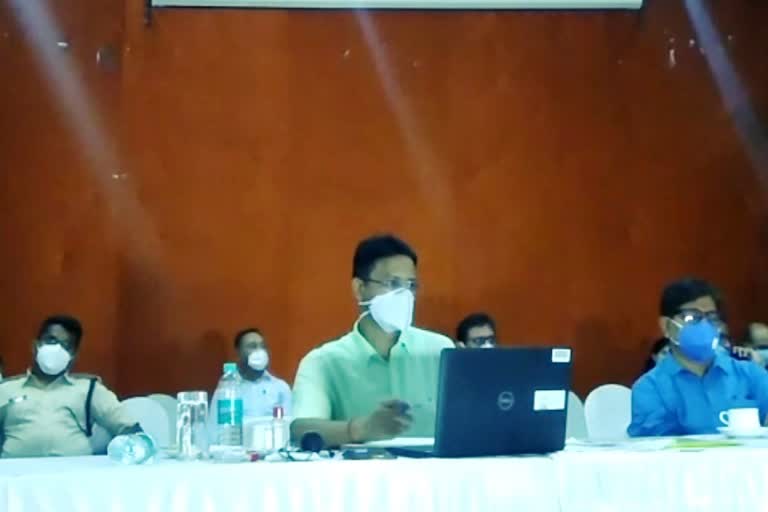 Administration Meeting regarding corona infection in Dhanbad