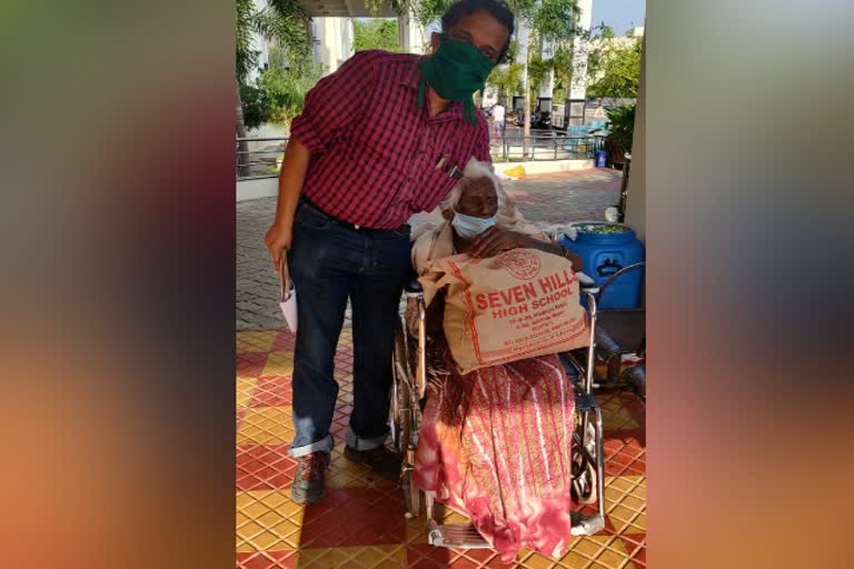 101 yeras old women conquered corona in chittor district of Andhra Pradesh