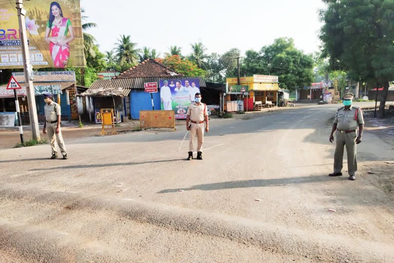 curfew in east godavari dst all shops are closed