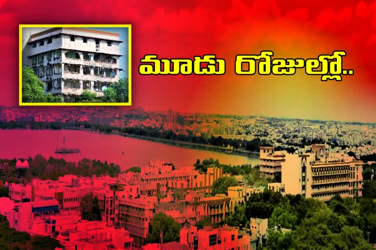 telangana-secretariat-demolition-works