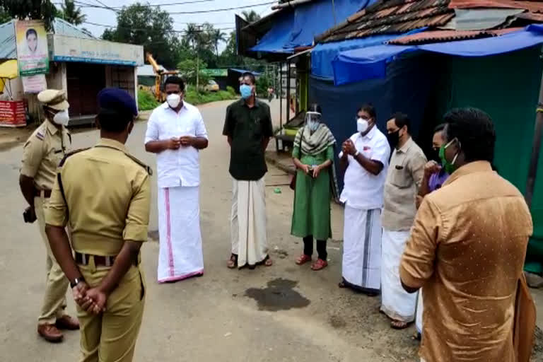 നെല്ലിക്കുഴി പഞ്ചായത്ത്  ലോക്ക് ഡൗൺ  ആന്‍റണി ജോൺ എം.എൽ.എ  നെല്ലിക്കുഴി  ernakulam  nellikuzhi  lock down  nellikuzhi lock down