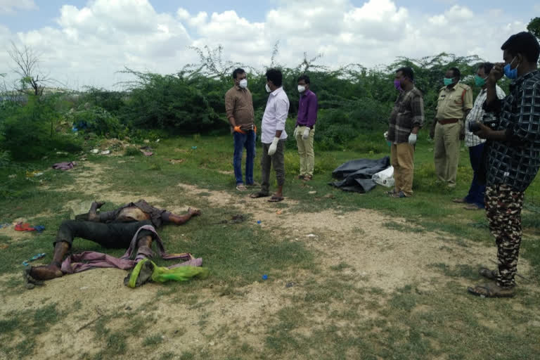 Unknown Dead body Found In Nagar karnool Kesari Samudram