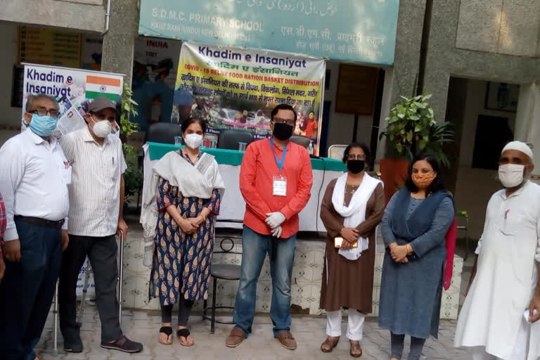 SDMC South Chairperson Dr. Nandini Sharma appreciates the efforts of Khadim e Insaniyat