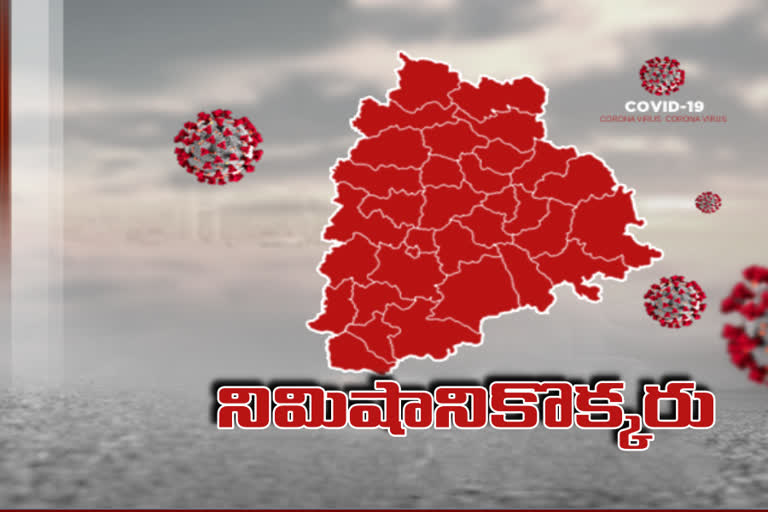 covid cases increase in telangana last one month