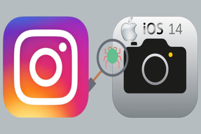 camera on indicator for iOS 14 Beta devices, instagram bug