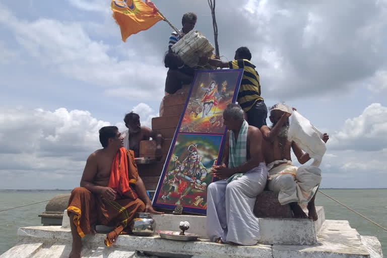 Sangameswaram Temple In Water