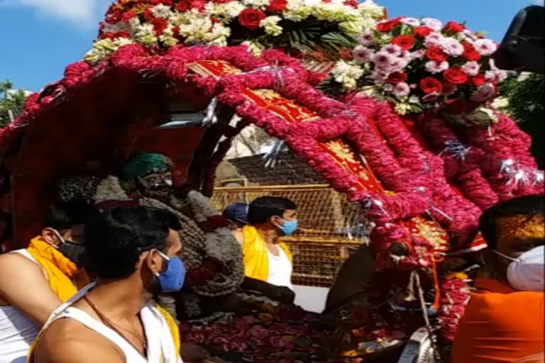 baba Mahakal fourth fort shahi sawari in Ujjain