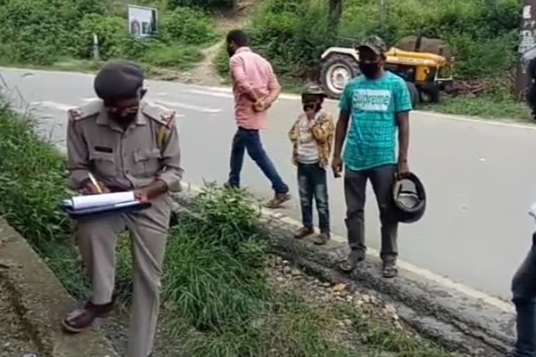 police cut challan  hamirpur