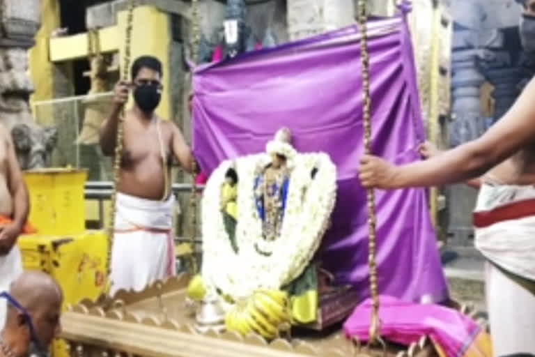 unjal seva to kadiri lakshmi narasimha swamy in ananthapur