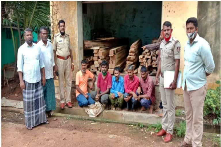 Arrest of Davangere theft accused