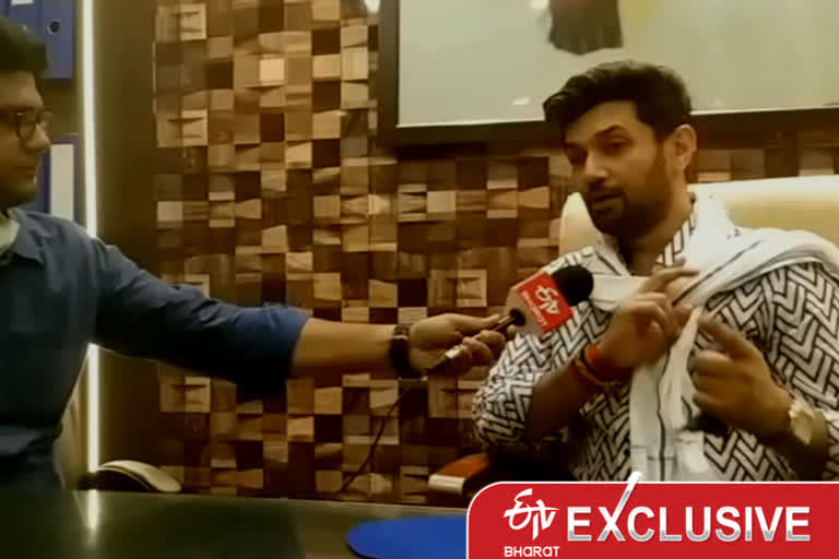 chirag paswan shared his statement with etv bharat on sushant singh rajput case