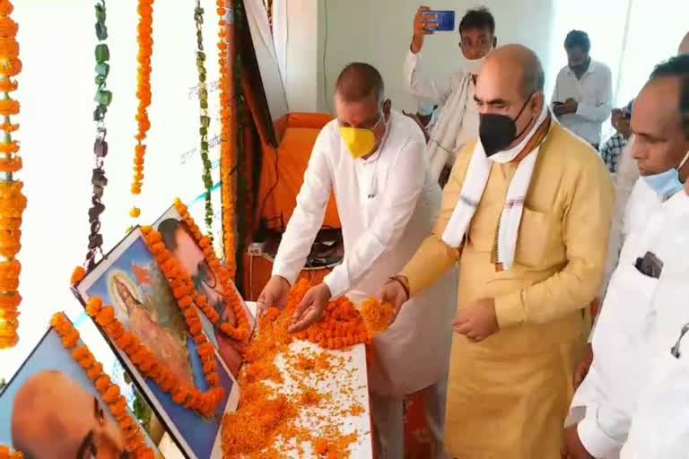 haryana transport minister moolchand sharma inaugurated bjp office in palwal