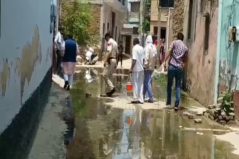 Water logging problem in Mohalla Company Bagh of Rewari