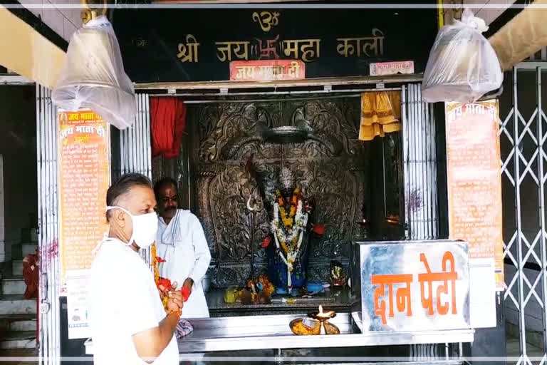 Religious places closed in Raipur