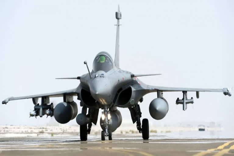 Rafale fighter jets land at Ambala airbase