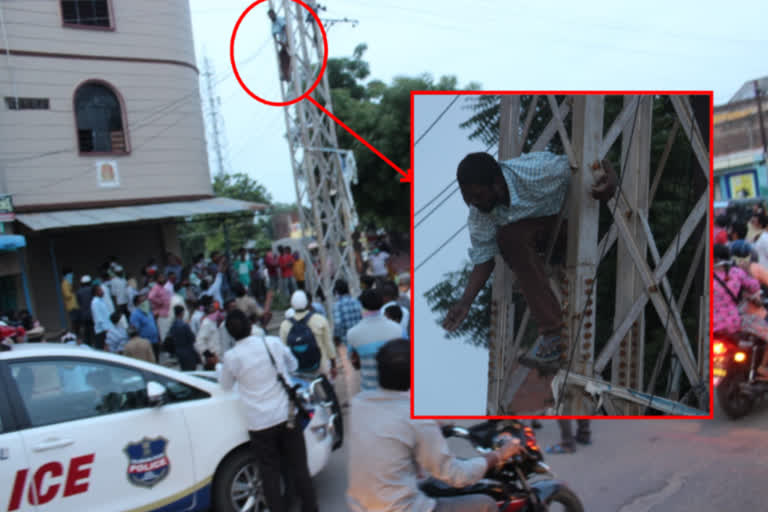 young man hulchal in warangal