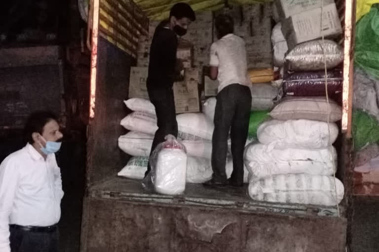 Truck full of rice seized